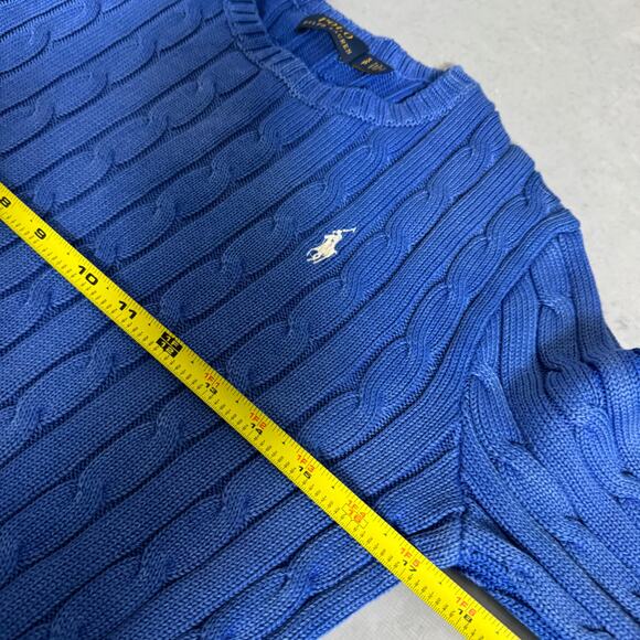 Polo Ralph Lauren Women’s Cable Knit Sweater Blue - Size: S P - Picture 5 of 8